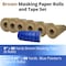 Idl Packaging 9in x 60 yd Masking Paper and 1 1/2in x 60 yd Painters Tape, for Covering, 6PK 6x GPH-9, 4463-112 - alternate 5
